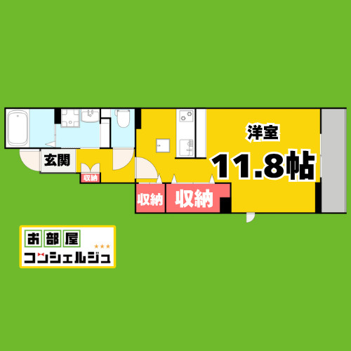 Ｌｉｓ　ｂｌａｎｃ（リ・ブランの間取り
