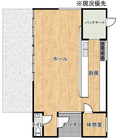 【間取り】 | 八束町波入テナント | 間取りです。