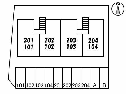 ディアスセレナKの駐車場
