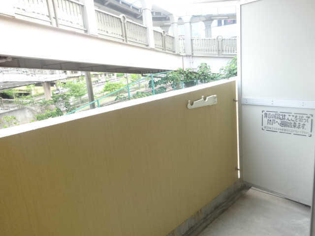 ベルコリーヌ宝塚のバルコニー