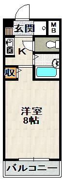 ベルコリーヌ宝塚の間取り