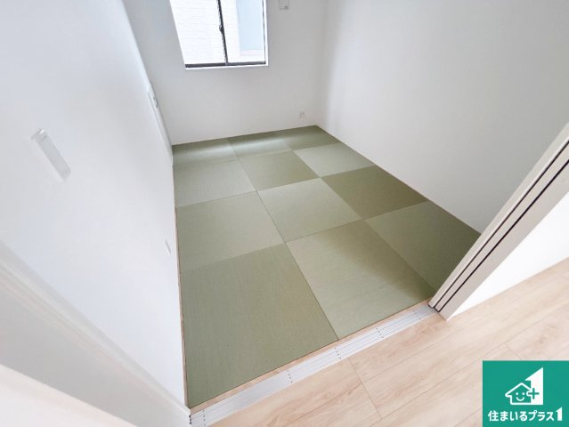 和歌山市有本　第4期　新築一戸建ての和室|一室あると便利な和室は客間としてだけでなく、小さなお子様のプレイルームやみんなでお昼寝もいいですね。
