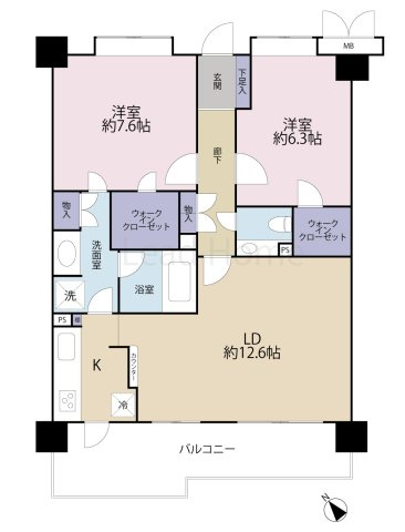 【間取り】 | 東急ドエル・アルス目黒青葉台