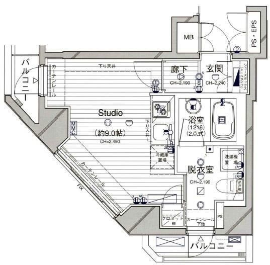 ダイナシティ西新宿の間取り
