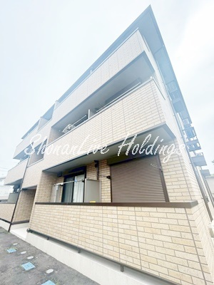 横浜市戸塚区吉田町のアパートの外観|別建物同施工