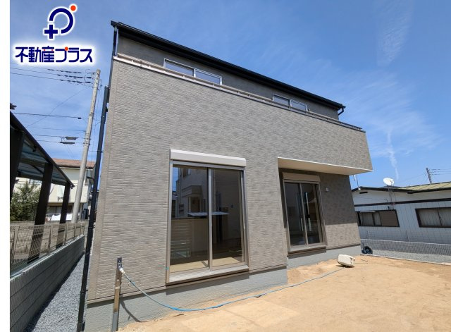 日立市相田町５期の外観|おしゃれな配色の飽きのこない、おしゃれな落ち着いた外観です