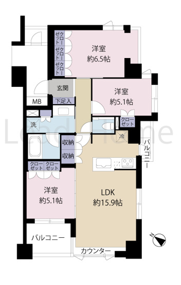 【間取り】 | ウェリス用賀