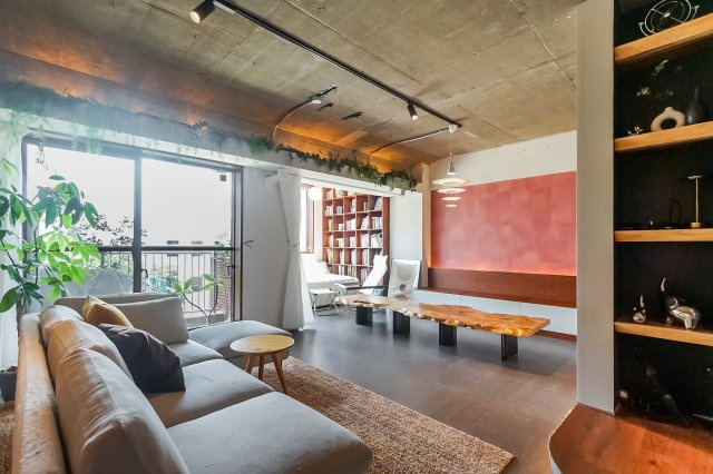 【居間・リビング】 | パシフィックニュー自由が丘 | 家具を配置してもゆとりある広さです。