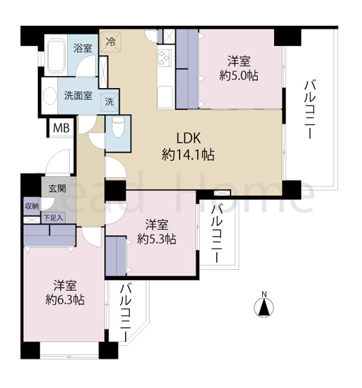 【間取り】 | クレッセント用賀