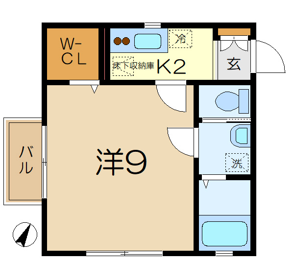 【間取り】 | メゾン大岡Ａ