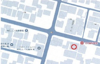 ファミーユの地図