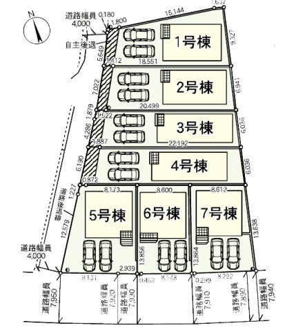 【区画図】 | 岡崎市上地６丁目38-15『仲介料無料』新築戸建て | 2号棟