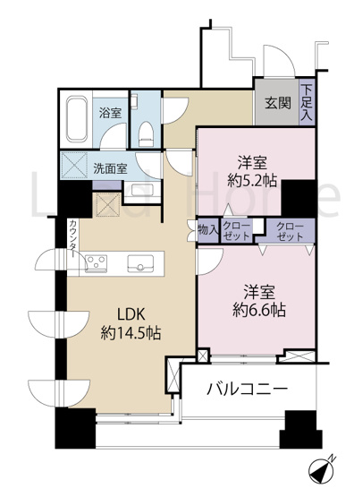 【間取り】 | ル・サンク大崎ウィズタワー