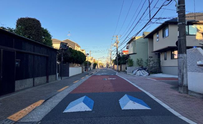 【前面道路含む現地写真】 | 品川区旗の台6丁目