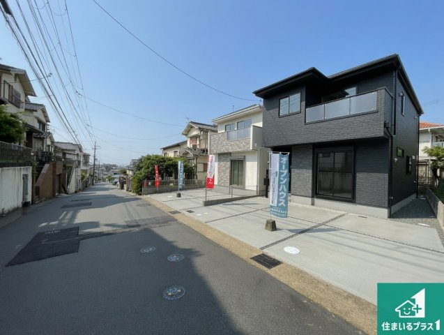 ★12(土)13(日)現地見学可能！★宇治市宇治大谷　ラスト1邸の前面道路含む現地写真|車通りの少ない前面道路！お子様がいらっしゃるご家族でも安心！