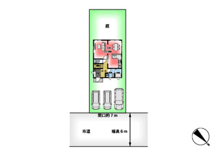 【区画図】 | 鳥取市国府町宮下中古戸建て
