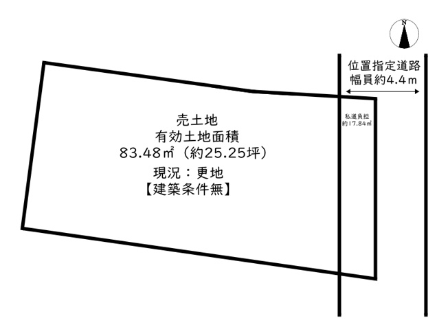 【土地図】 | 姫路市北平野南の町／売土地