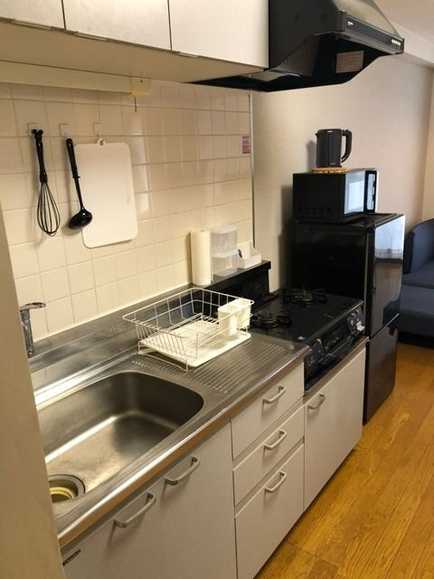 伸建ビルのキッチン