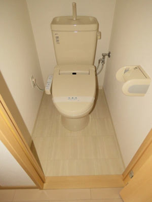【トイレ】 | CITY SPIRE布施 | 落ち着いた色調のトイレです