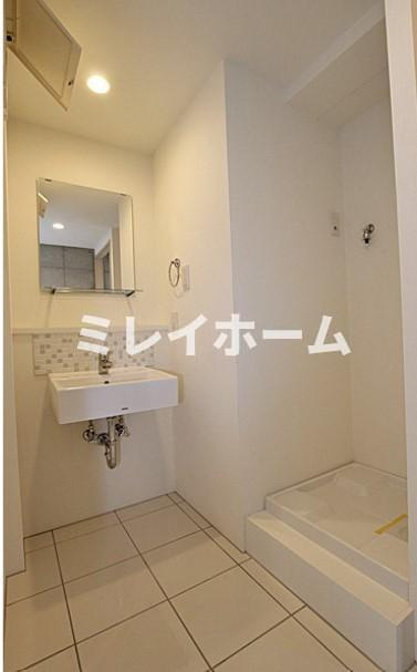 ルクレ馬込の独立洗面台
