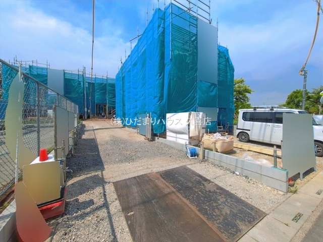 白岡市白岡7期　新築一戸建て　02　リーブルガーデンの外観|2026/5/14　撮影