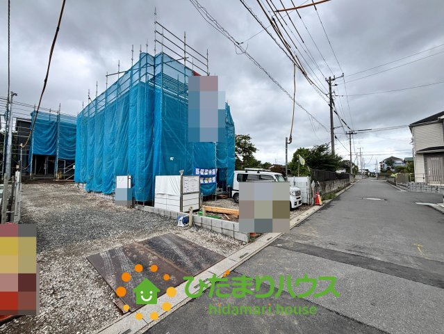 白岡市白岡7期　新築一戸建て　02　リーブルガーデンの前面道路含む現地写真|2026/06/08　撮影