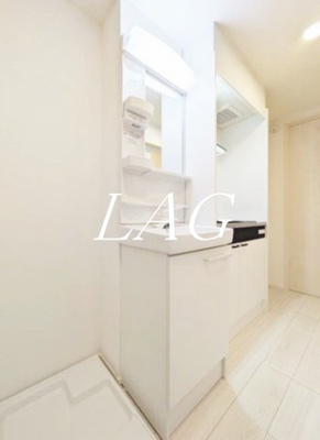 【洗面所】 | ASCOT蒲田 | 独立洗面台です。