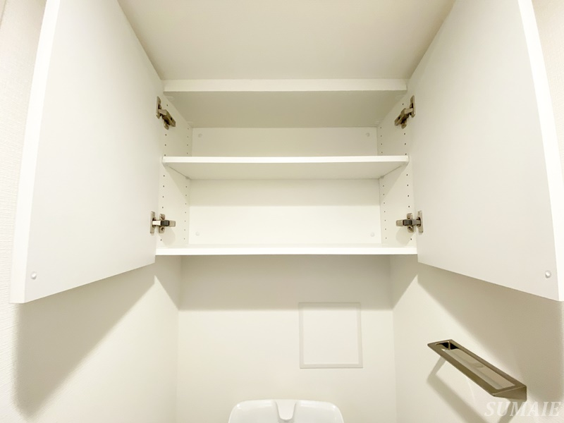 ドゥーエ王子神谷の収納|トイレ上収納です☆