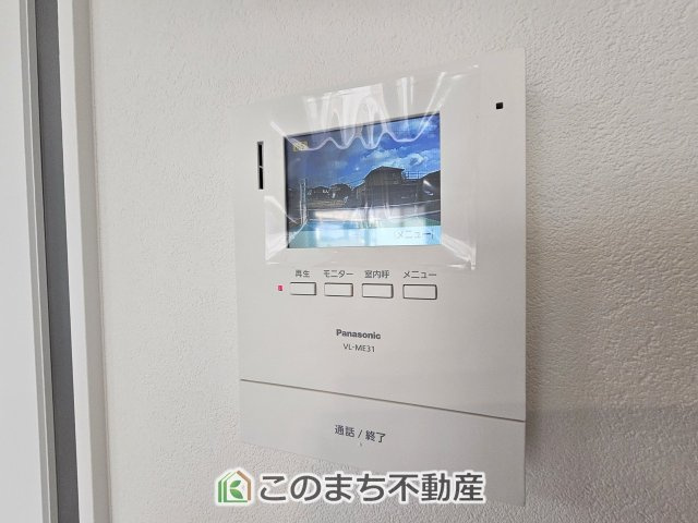 クライン下野市川中子第1期の設備|モニタ付きインターホンで防犯面もしっかり安心♪