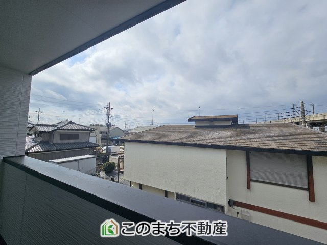 クライン下野市川中子第1期の展望|バルコニーからの眺めです♪