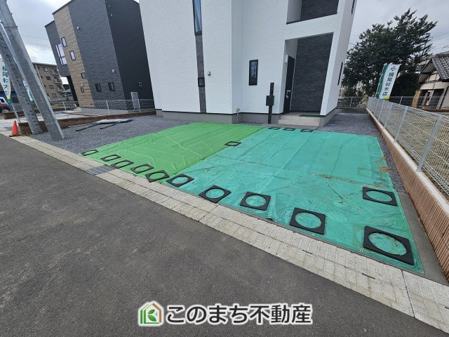 クライン下野市川中子第1期の駐車場|カースペースは並列2台分ございます！