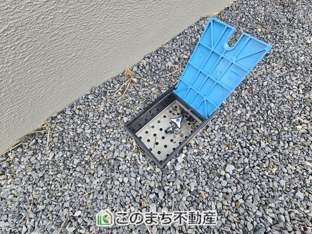 クライン下野市川中子第1期の設備|外水栓はアウトドアやガーデニング、車のお手入れにも活躍します。