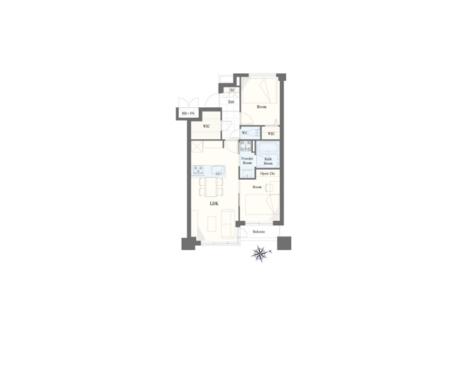 【間取り】 | ライオンズマンション広尾南