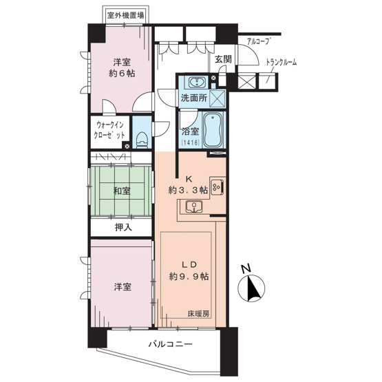 【間取り】 | ジェイパーク渋谷神泉