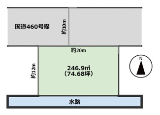 【土地図】 | 巻甲　売地