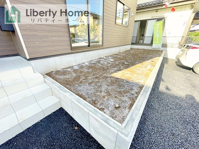 阿見町上長第1　新築戸建の庭