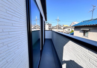 【バルコニー】 | 藤井寺市小山六丁目　新築戸建