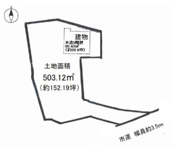 常滑市青海町４丁目　中古戸建の区画図