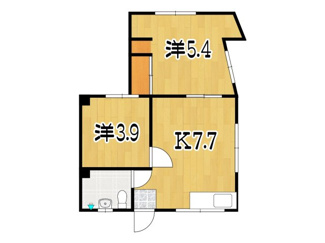 【間取り】 | ハイツ山城