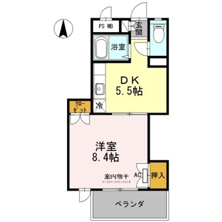 【間取り】 | みよしのハイツ | 1DK