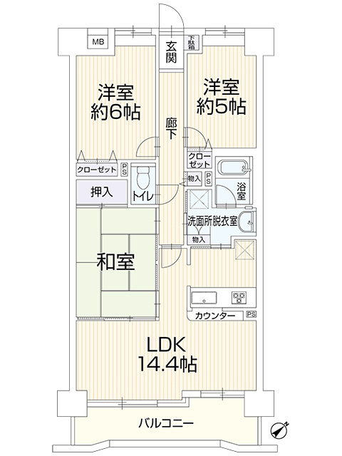 【間取り】の画像