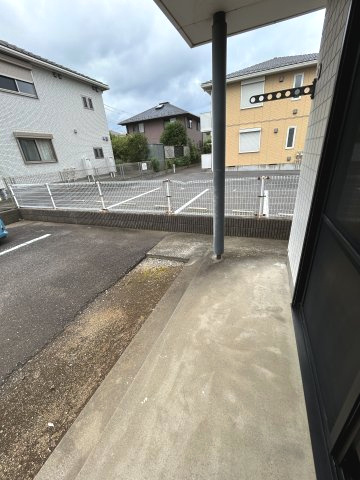 パークハイツA棟のバルコニー|テラスです