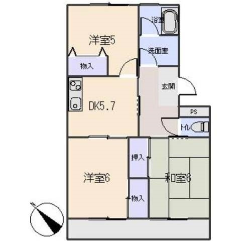 グランドゥール須田の間取り