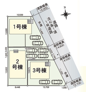 【区画図】 | クレイドルガーデン山陽小野田市南竜王町 第1（1号棟）
