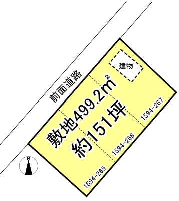 【土地図】 | 大津市南小松1594-267　売土地