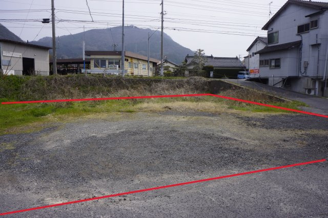 大田市大田町大田　売土地　約109坪（有効面積約93坪）　建築条件なしの外観