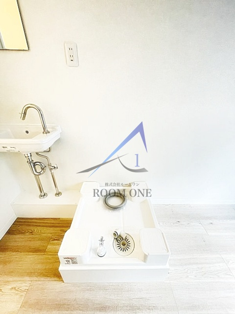 九段アビタシオンの設備|洗濯機置き場です。