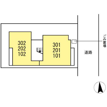 D-ROOM Sun Platinaの区画図