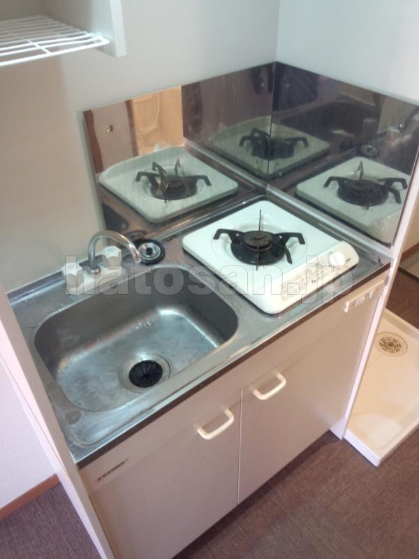 ハウズ吉祥寺のキッチン|コンパクトなキッチンで掃除もラクラク