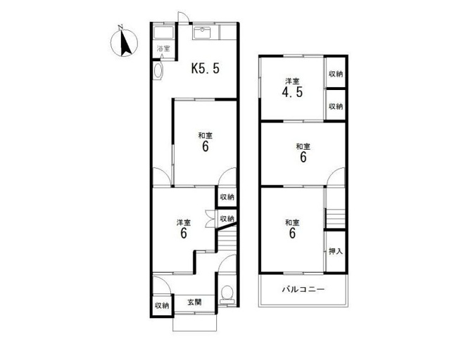 【間取り】 | 山科区音羽乙出町　中古戸建